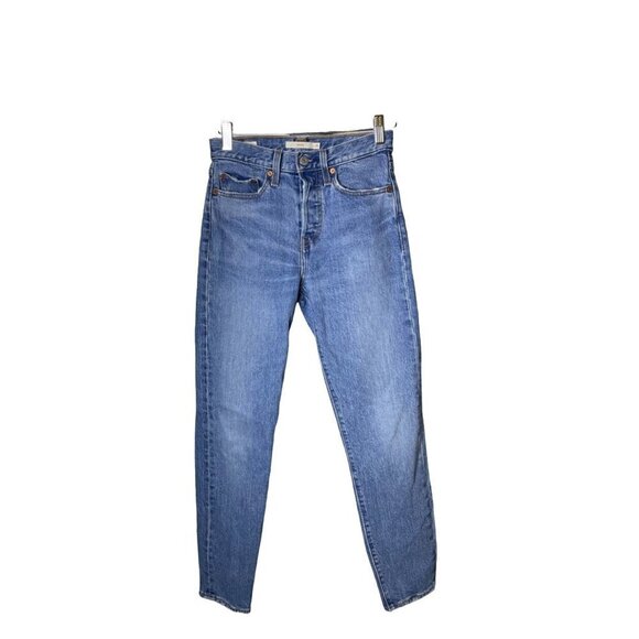 Levi's Wedgie Jeans Blue Womens Size 25 - Picture 5 of 11